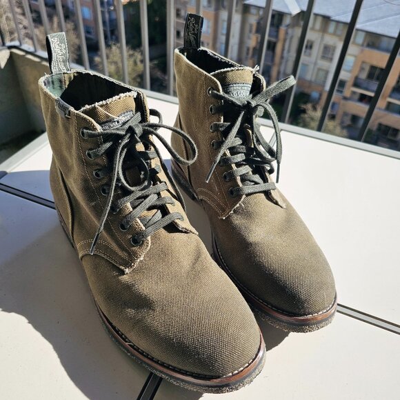 Polo Ralph Lauren Olive Boots (US10.5) - Picture 1 of 3